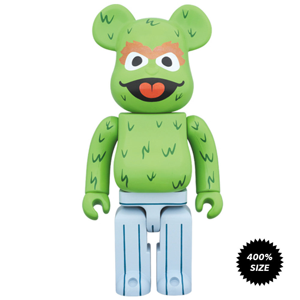 Oscar The Grouch Sesame Street 400% Bearbrick