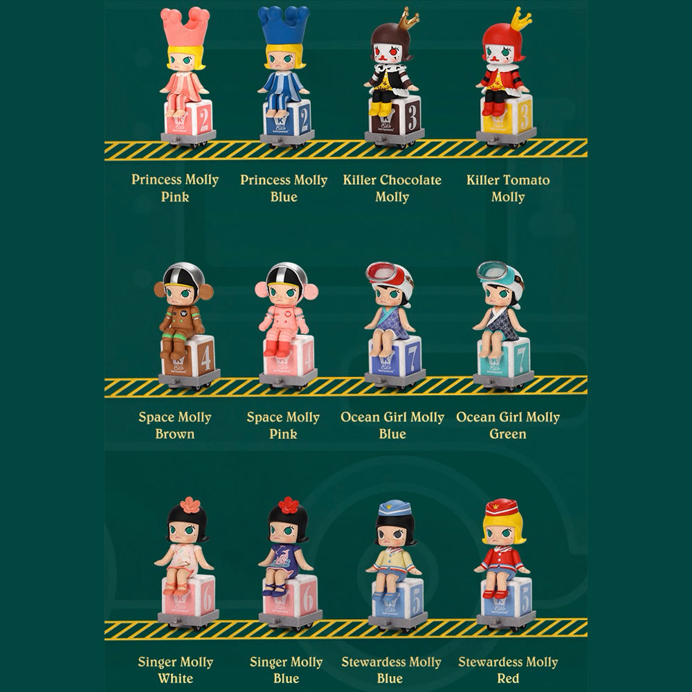 Molly Happy Train Blind Box Series by Kennyswork x POP MART