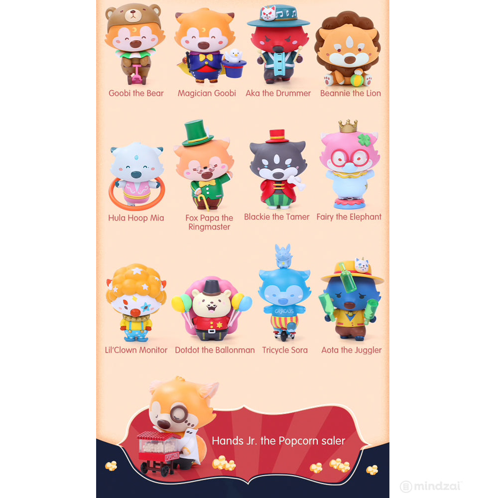 Goobi Lil Foxes Dream Circus Blind Box Series by OKLuna x POP MART