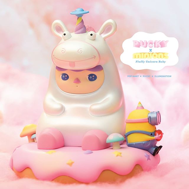 Fluffy Unicorn Baby by Pucky x Minions x POP MART