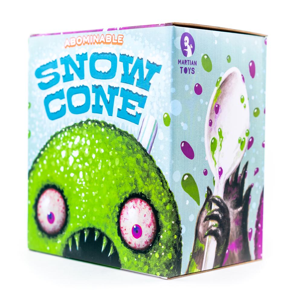 Abominable Snow Cone 2nd Serving - Lime Edition by Jason Limon x Martian Toys