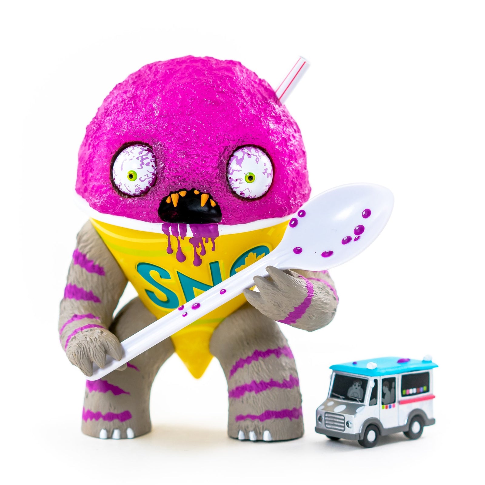 Abominable Snow Cone 2nd Serving - Grape Edition by Jason Limon x Martian Toys