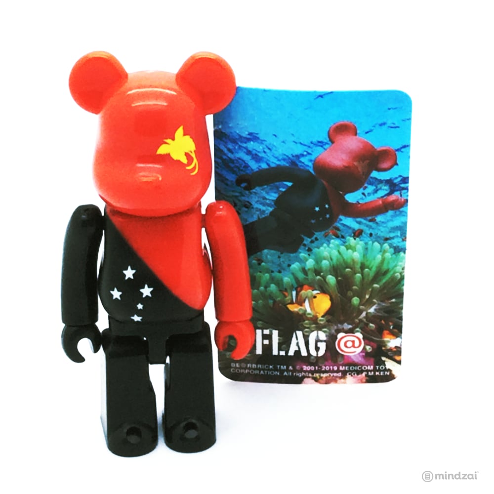 Bearbrick Series 39 - Papua New Guinea (Flag)