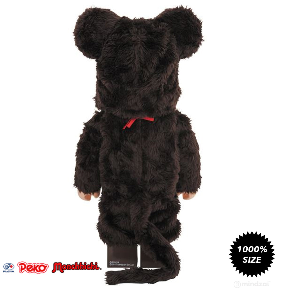 Pekochichi Peko Monchhichi 1000% Bearbrick by Medicom Toy x Fujiya
