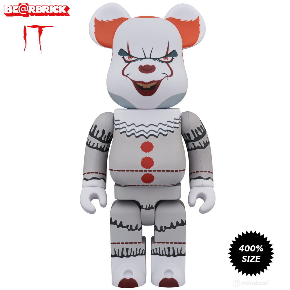 Pennywise IT Movie 400% Bearbrick Toy by Medicom Toy