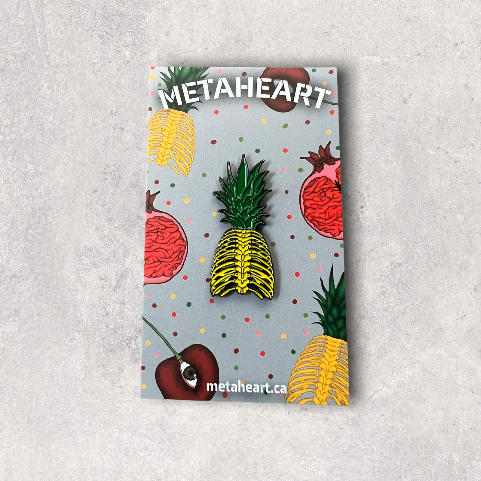 PINE"RIB" Enamel Pin by METAHEART