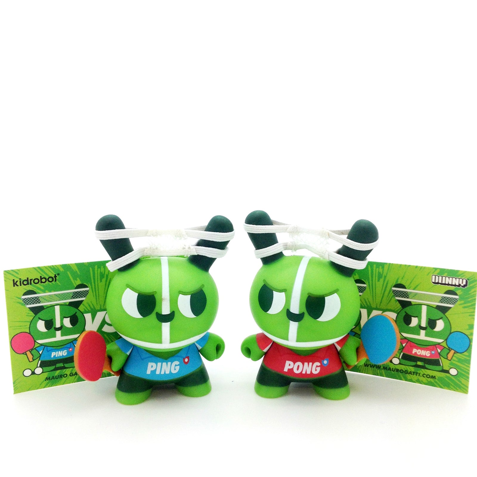 Dunny 2012 Series - Ping and Pong (Set of 2) - Mindzai  - 1