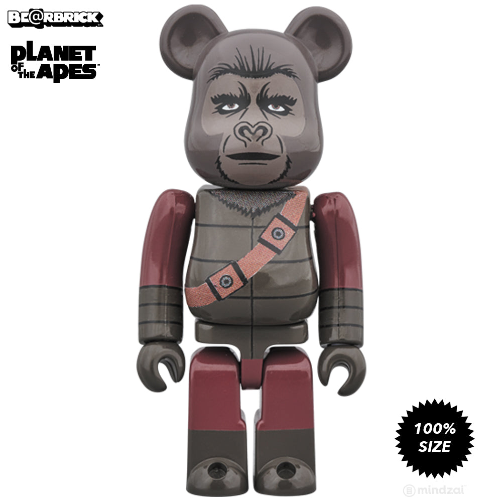 Planet Of The Apes General Ursus & Soldier 100% Bearbrick 2-Pack