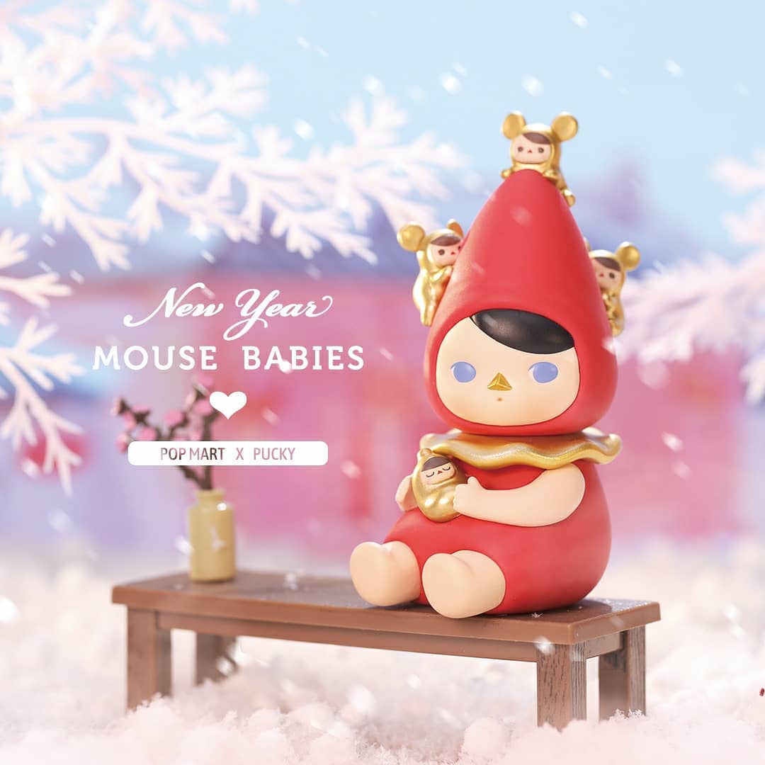 Pucky Mouse Babies New Year 2020 Set by Pucky x POP MART