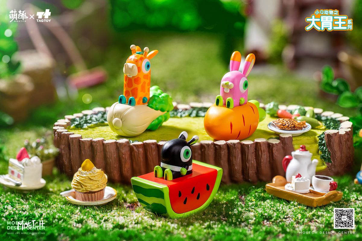 Little Q Animals - Hungry King Series by Moetch Toys