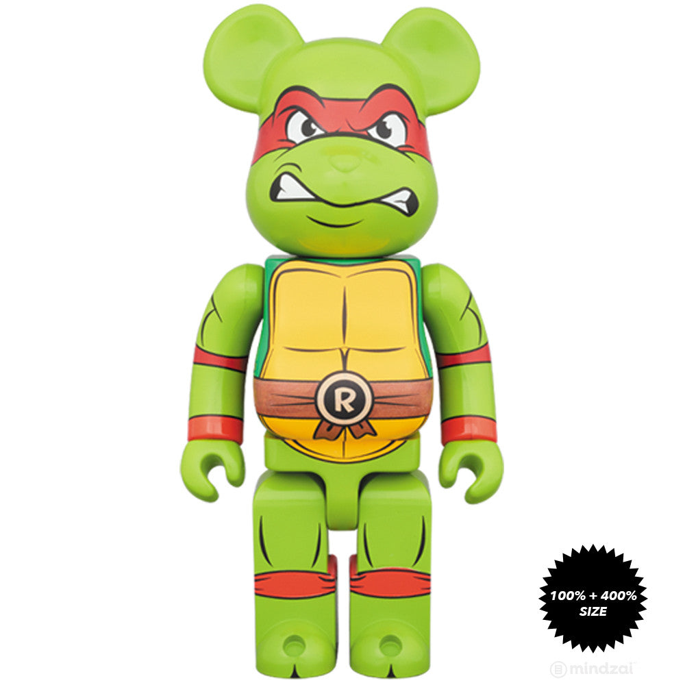 Raphael TMNT 100% and 400% Bearbrick Set