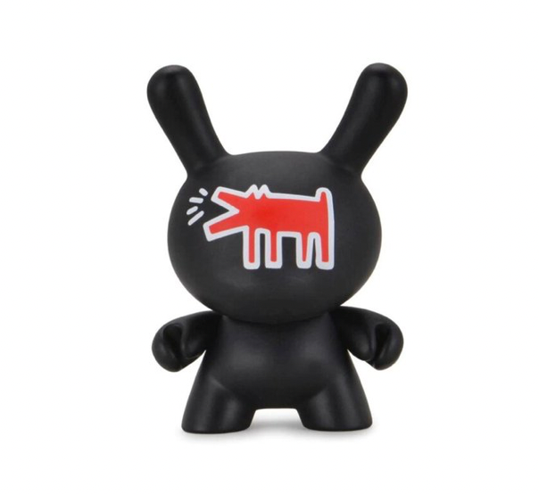 Red Dog - Keith Haring Dunny by Kidrobot