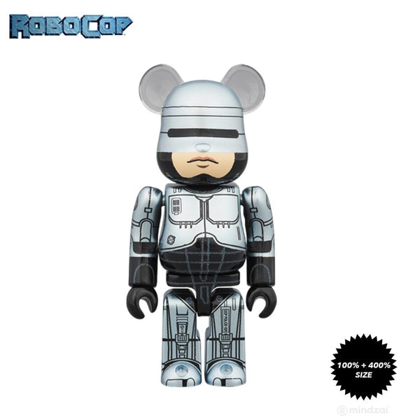 Robocop 100% and 400% Bearbrick Set