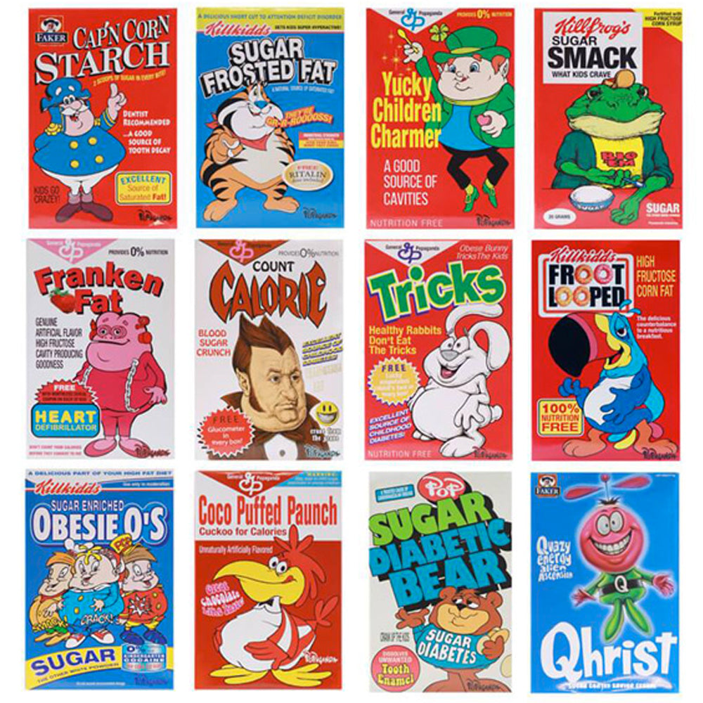 Cereal Killers 3" Inch Mini Figures by Ron English