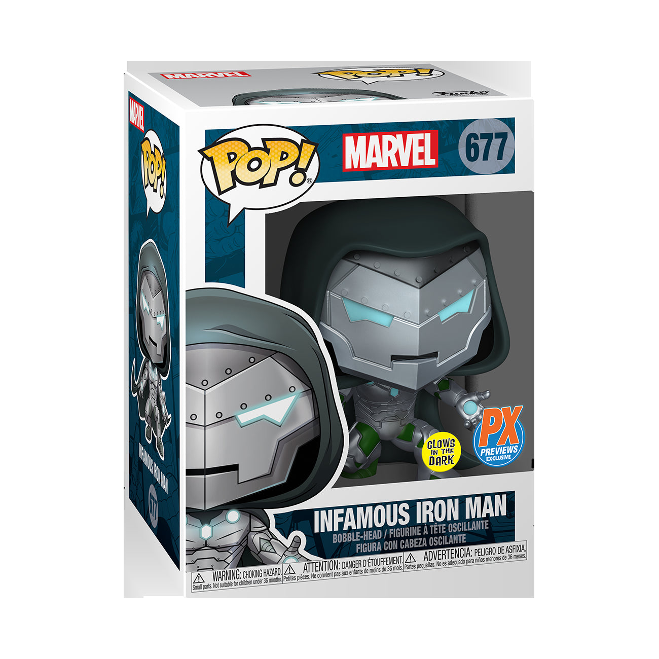 Marvel Doom Infamous Iron Man HCF 2020 PX Exclusive POP by Funko