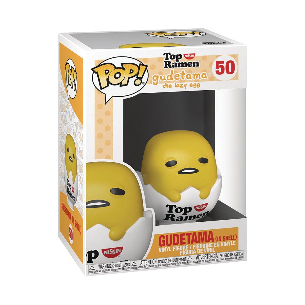 Sanrio Gatchaman x Nissin: Gudetama in Shell POP! Vinyl Figure by Funko