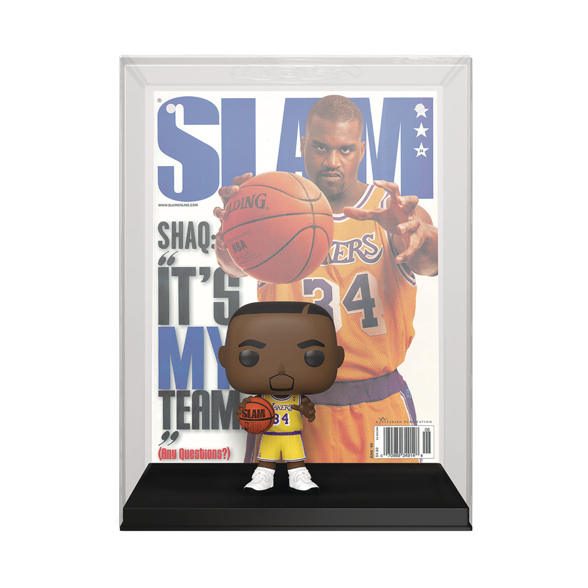 NBA Cover Slam Shaquille O'Neal POP! Vinyl Figure by Funko