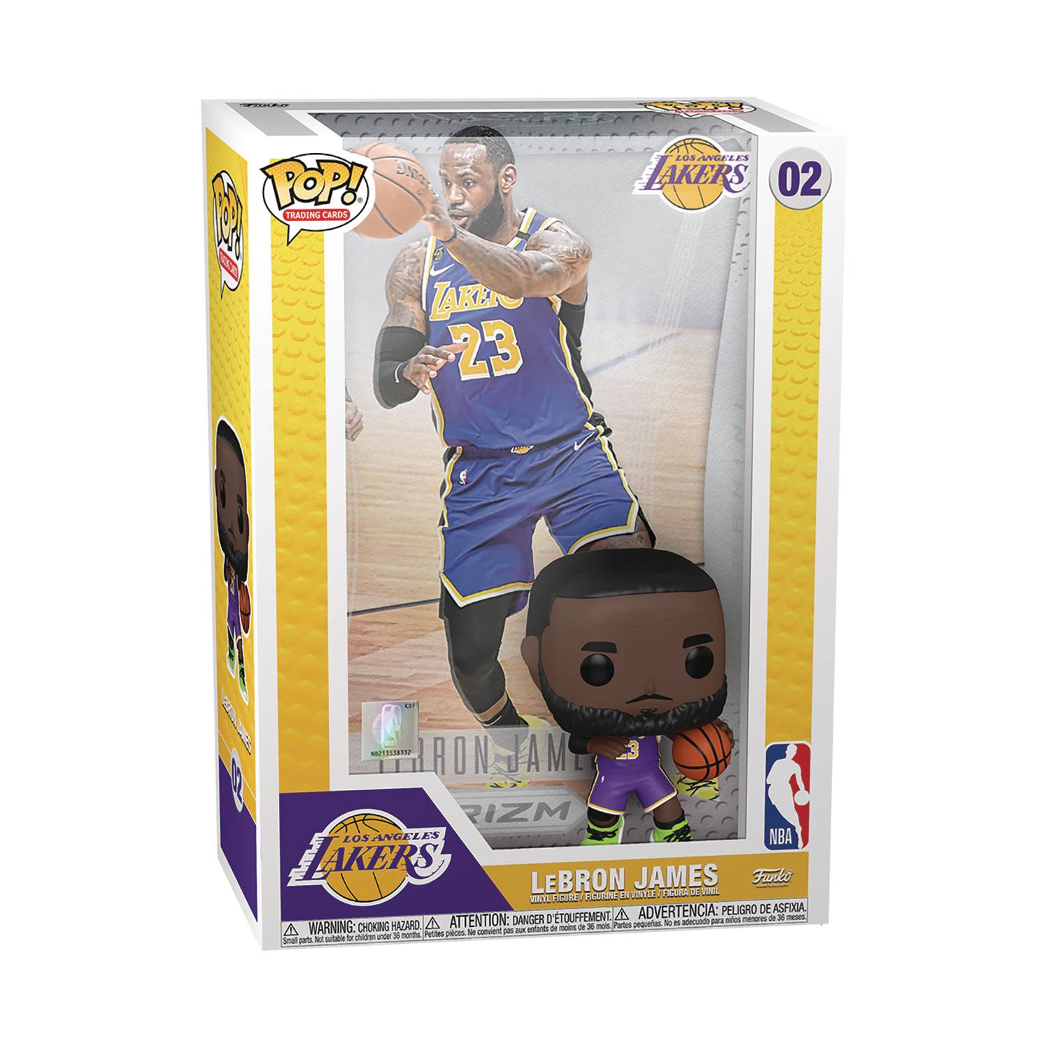 NBA Trading Card LeBron James POP! Vinyl Figure by Funko