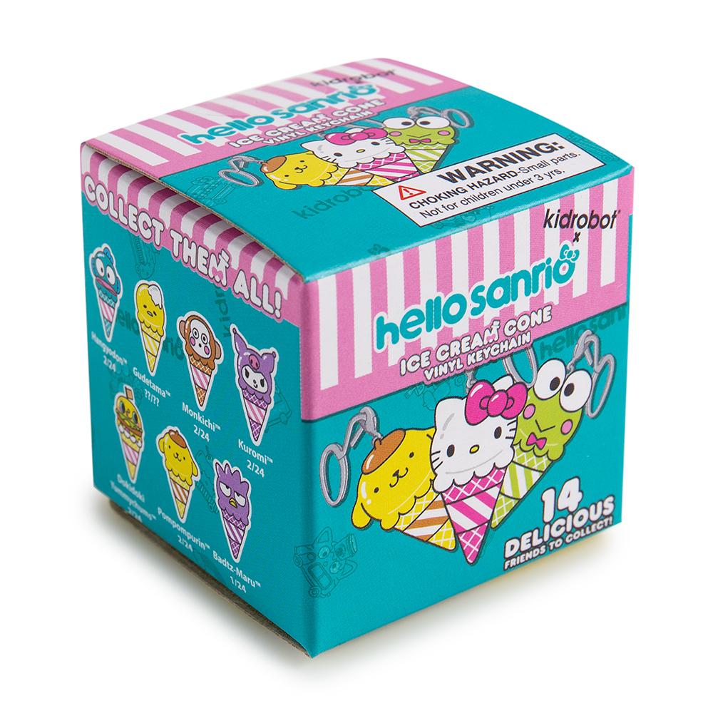 Hello Sanrio Ice Cream Cone Blind Box Keychain Series by Kidrobot