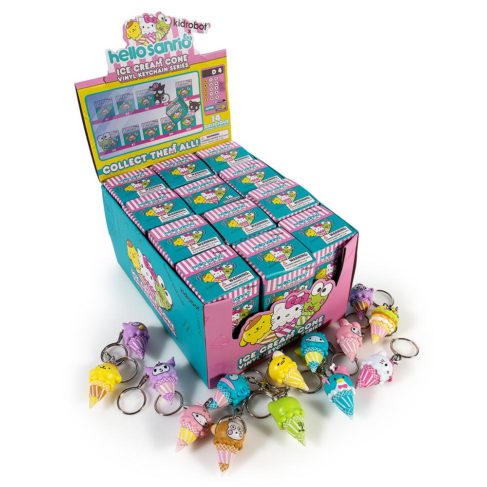 Hello Sanrio Ice Cream Cone Blind Box Keychain Series by Kidrobot