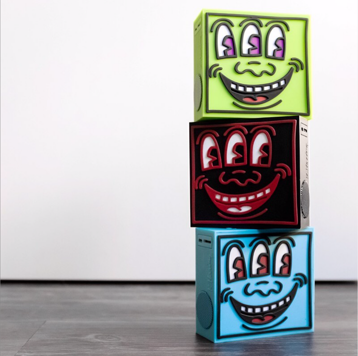 Keith Haring SoundQube Black Bluetooth Speaker