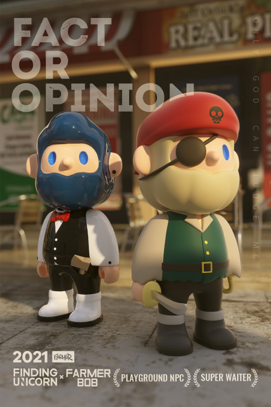 Farmer Bob Fact or Opinion Blind Box Series by Finding Unicorn