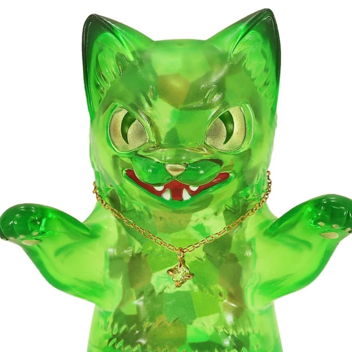 Negora Birthstone Collection (Peridot Version) Sofubi Art Toy by Konatsuya
