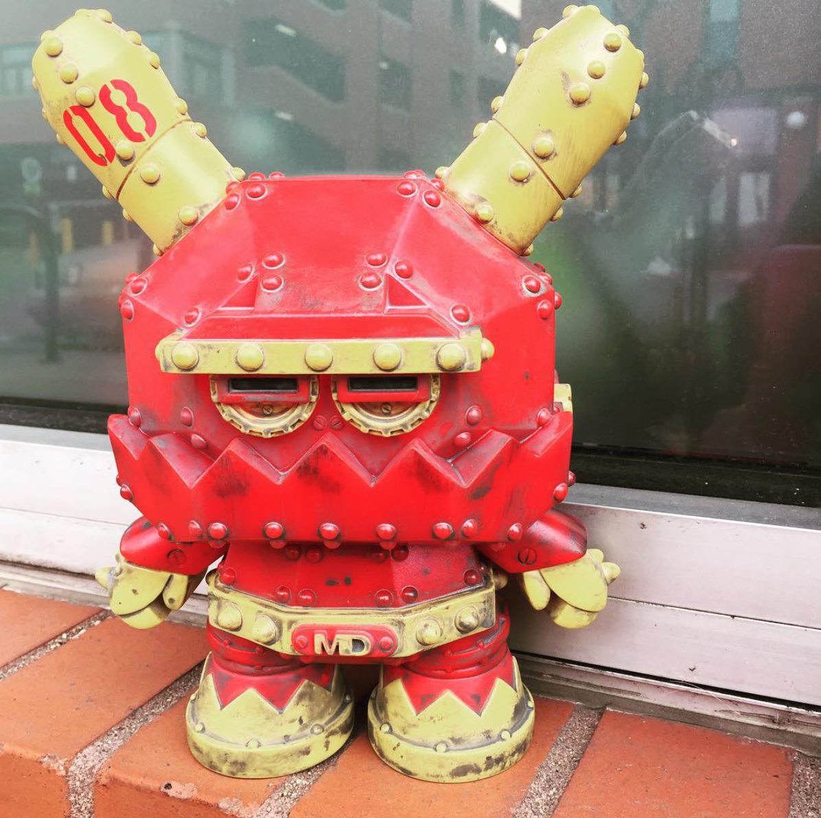Mecha 8" Stealth Dunny by Frank Kozik x Kidrobot - Special Order - Mindzai 