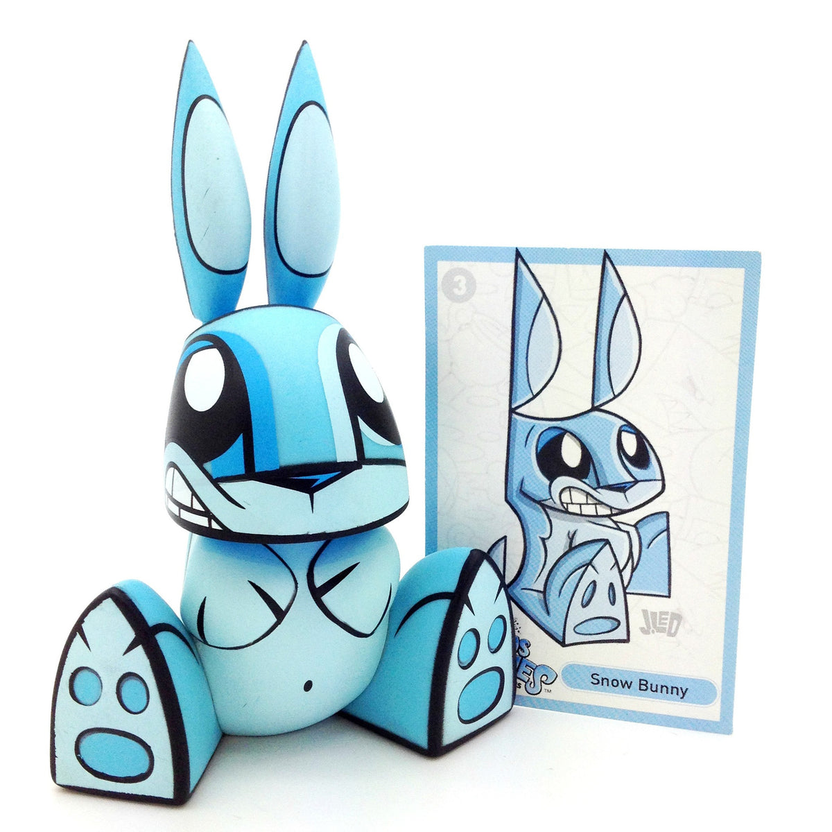 Mini Chaos Bunnies - Snow Bunny - Mindzai  - 2
