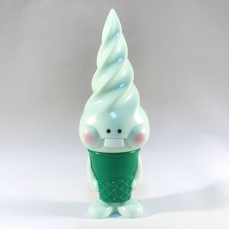 Softrolls Melon Green Sofubi Vinyl Toy Figure by Hariken