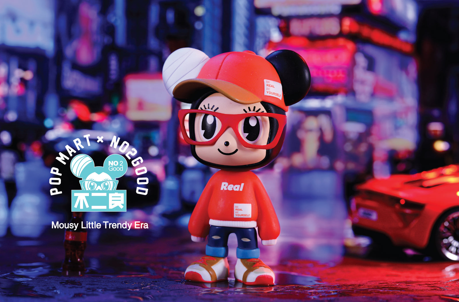 Mousy Little x Stay Real Trendy Era Blind Box Toy Series by No2Good x POP MART