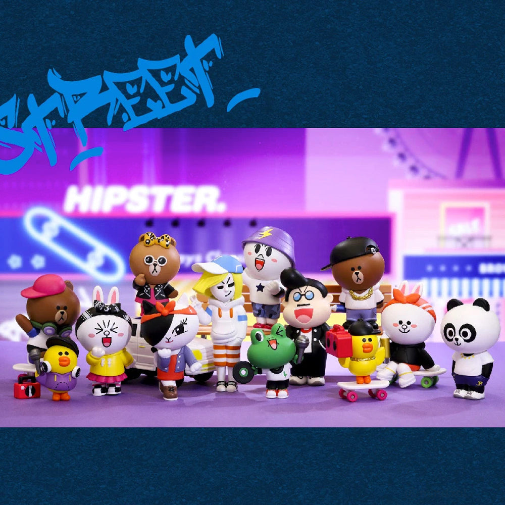 Line Friends Street Series Blind Box by POP MART - Mindzai Toy Shop