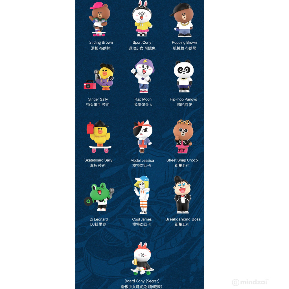 Line Friends Street Series Blind Box by POP MART