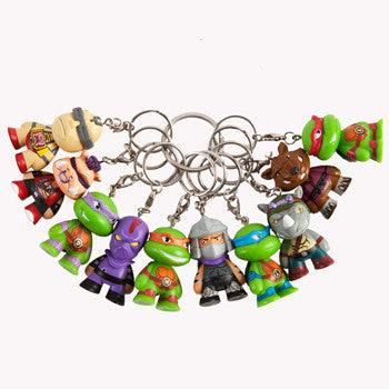 TMNT x Kidrobot Keychain - Foot Soldier - Mindzai Toy Shop