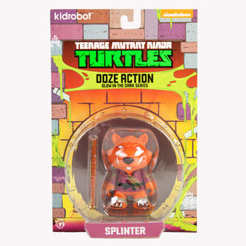 TMNT Ooze Action Glow In The Dark Splinter - Mindzai  - 2