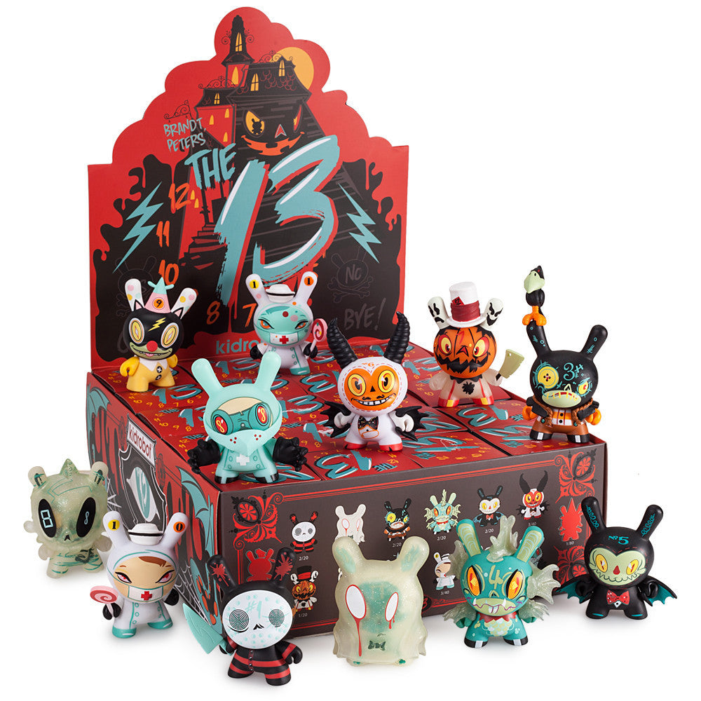The 13 Dunny Mini Series by Brandt Peters x Kidrobot - Mindzai Toy