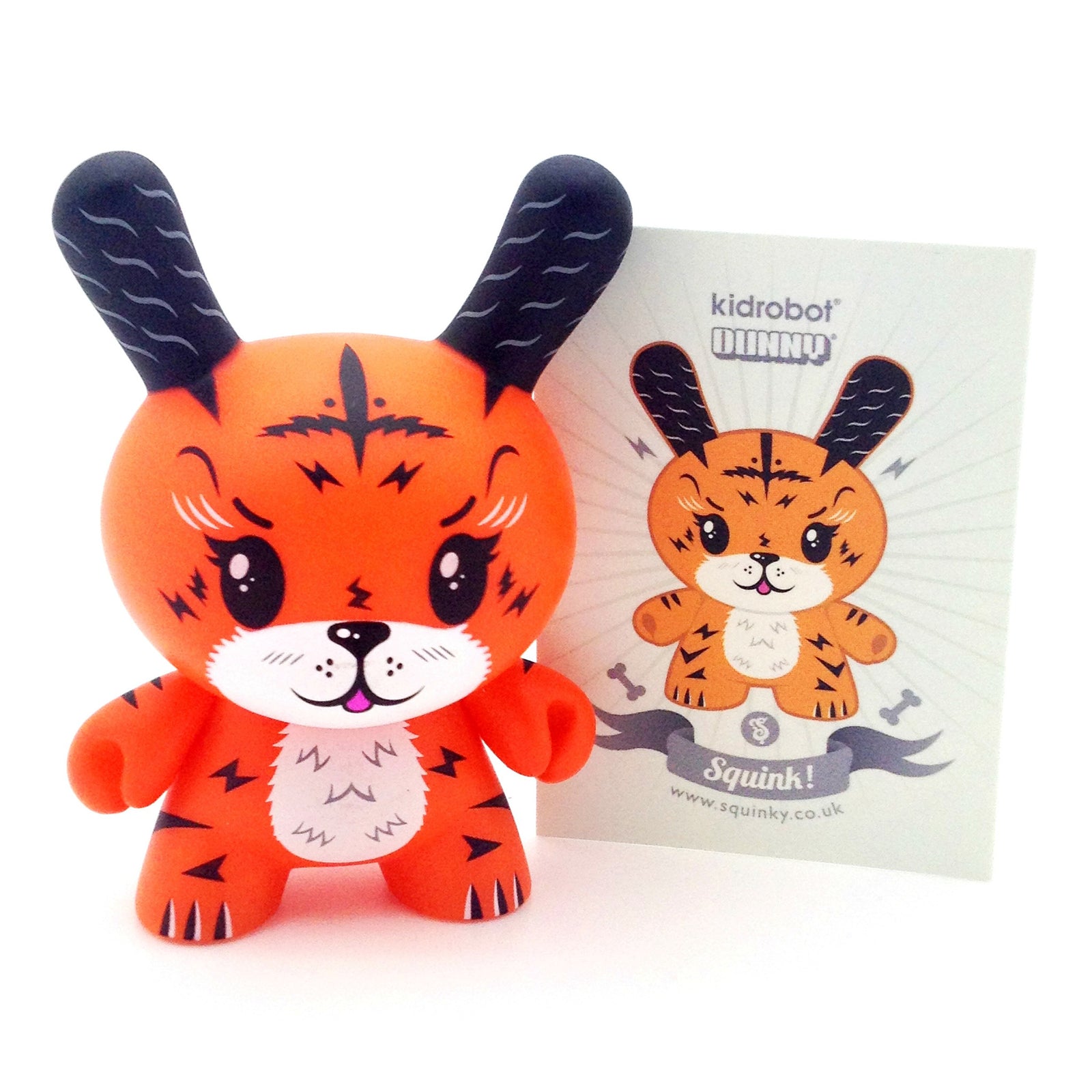 Dunny 2011 Series - Ken the Mysterious Tiger Dunny (Squink) - Mindzai  - 3