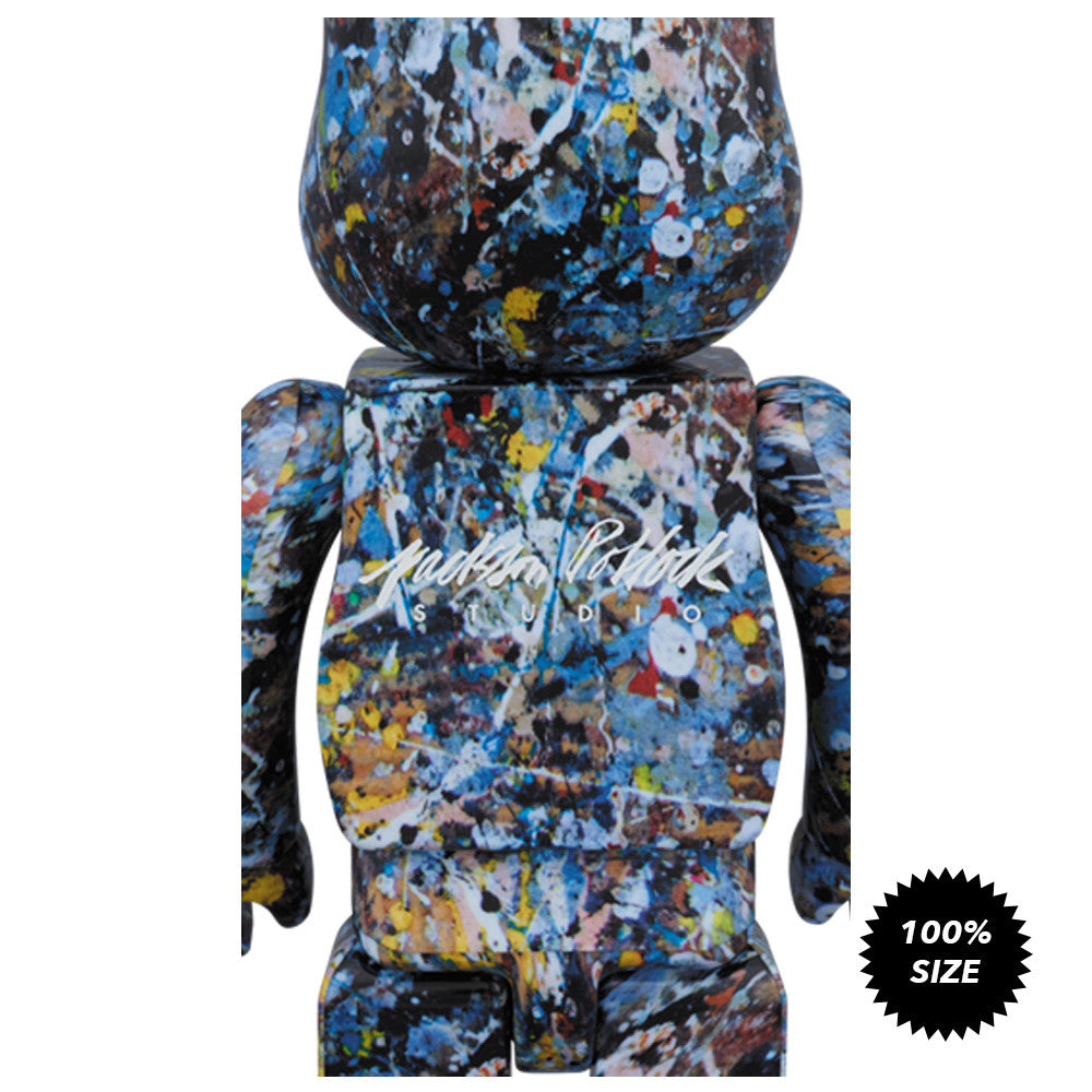 Jackson Pollack 100% Bearbrick *Tokyo Treasures* - Mindzai  - 2