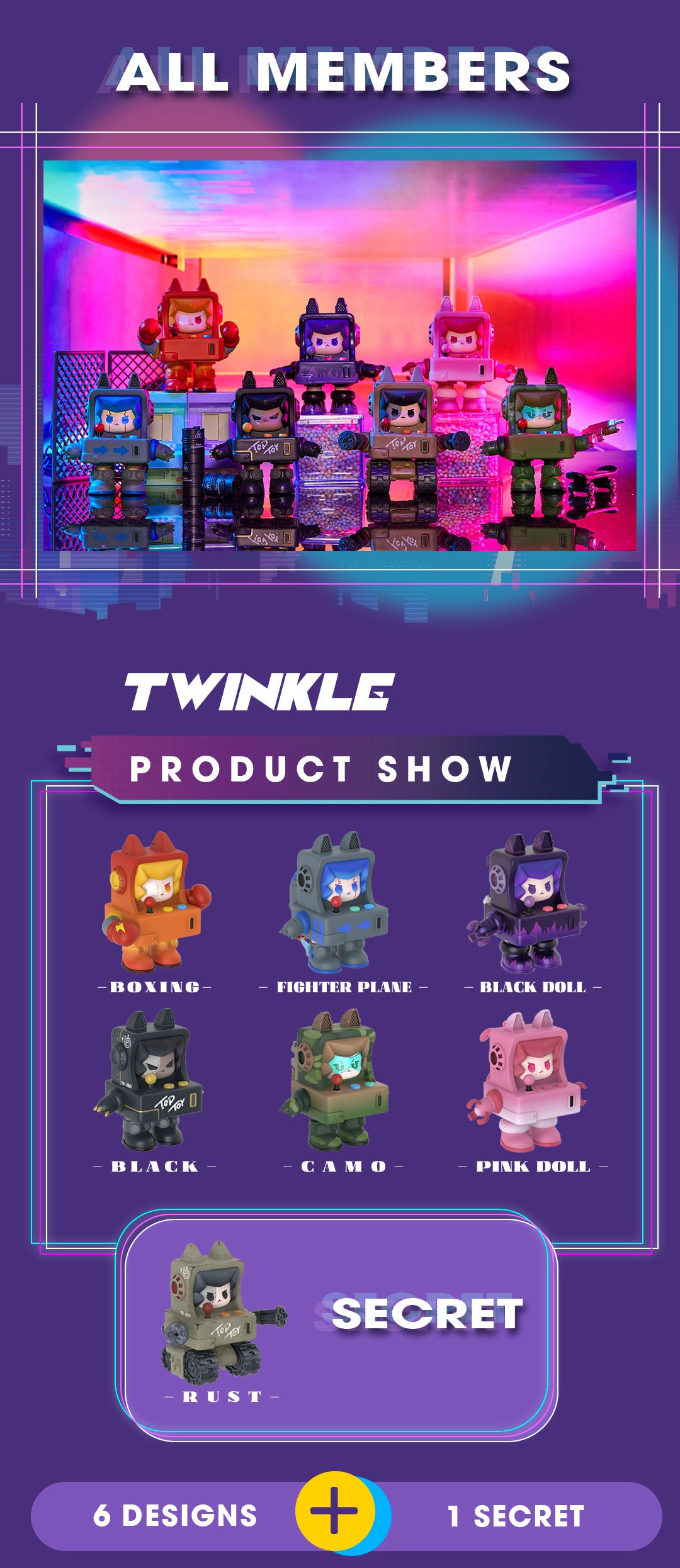 Twinkle Arcade Blind Box Series by TOP TOY