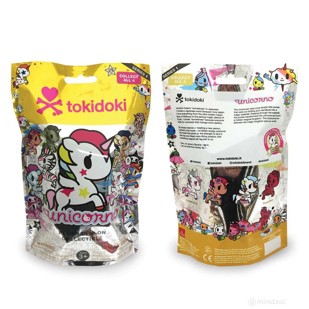 Unicorno Plush Clip-on Collectible Series 1 Blind Bag