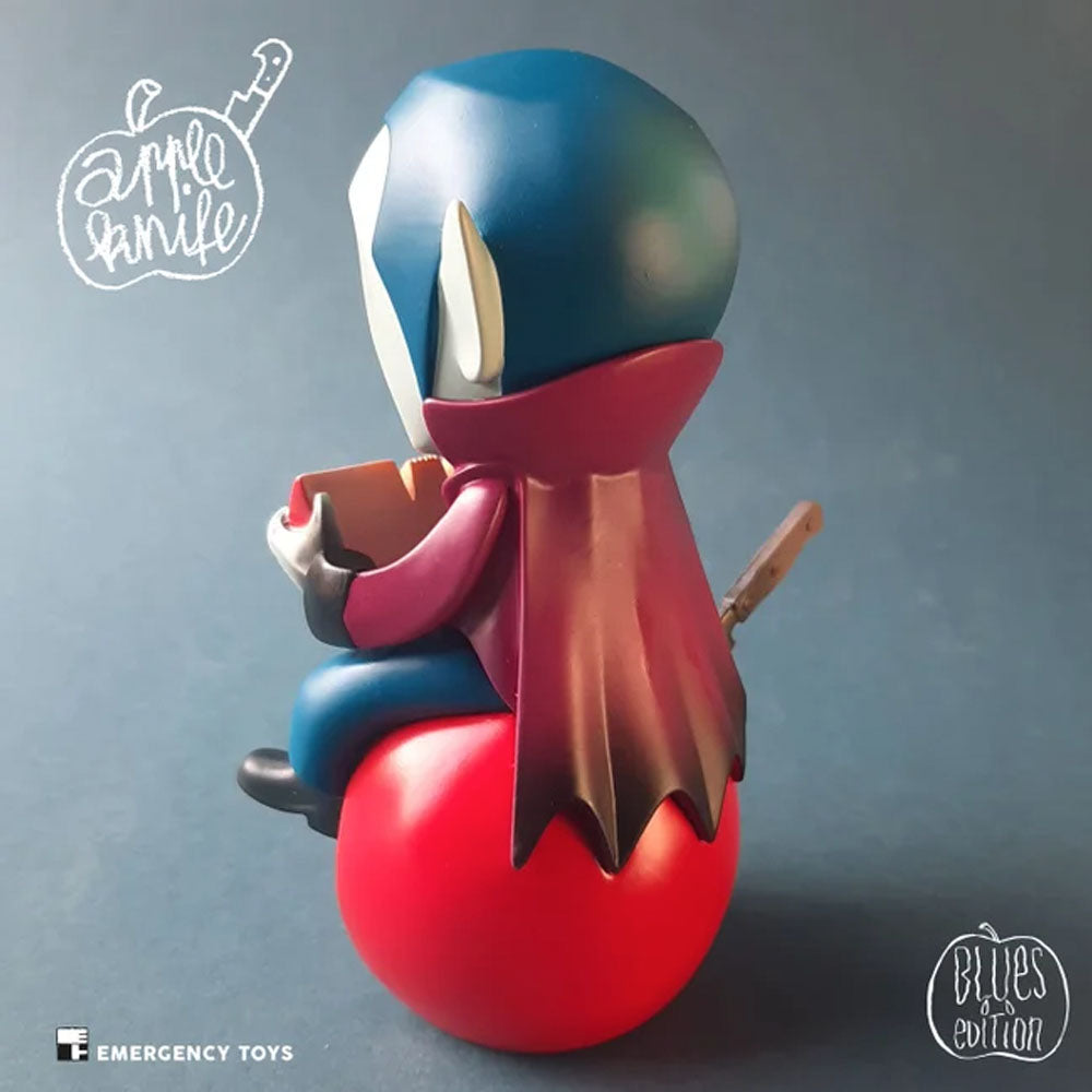 Apple Knife Vegan Vampire Blues Edition Art Toy by Emergency Toys