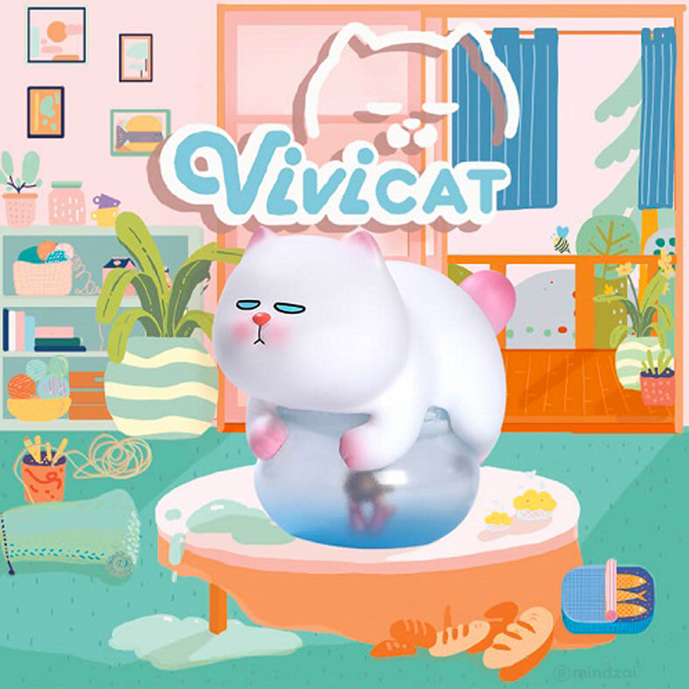 Vivicat Lazily Lying Prone Blind Box Series by POP MART