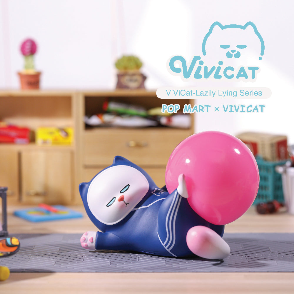 Vivicat 3.0 Lying Lazily Blind Box Series by POP MART