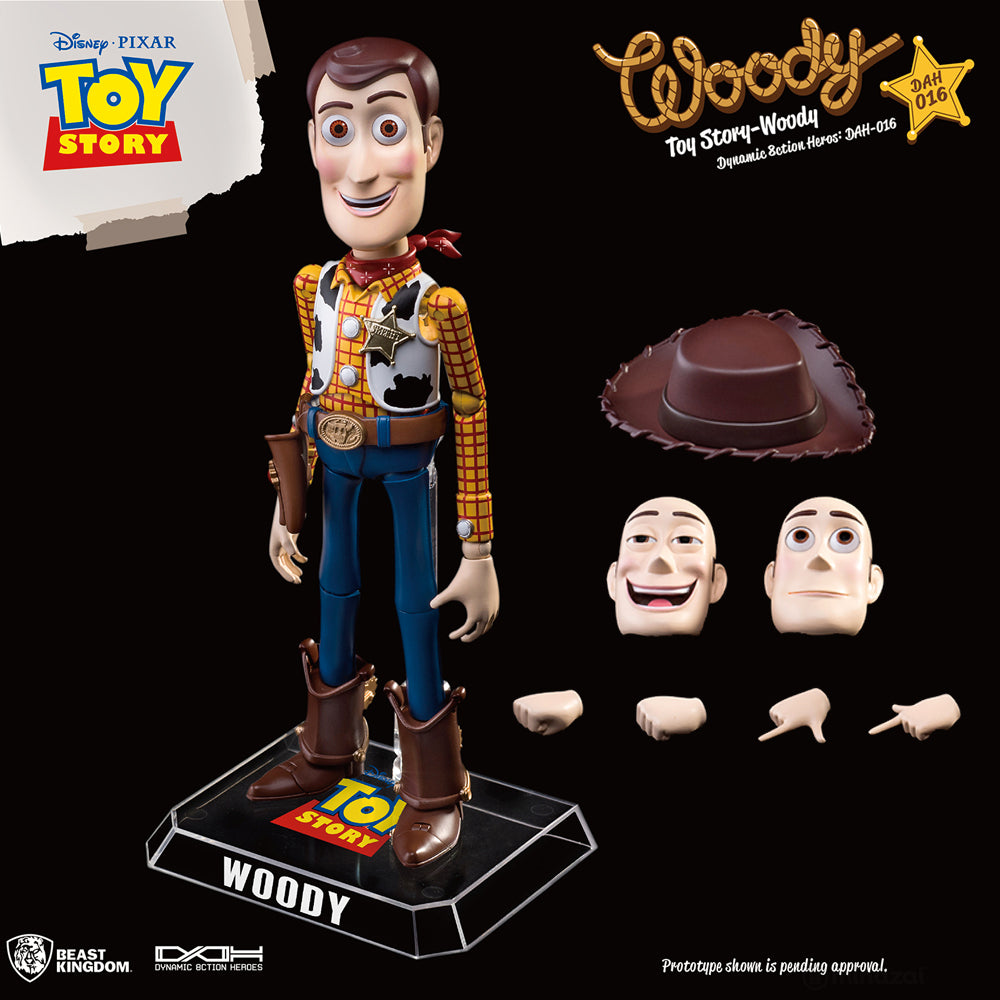 Disney Toy Story Woody Dynamic Action Hero Toy Figure by Beast Kingdom