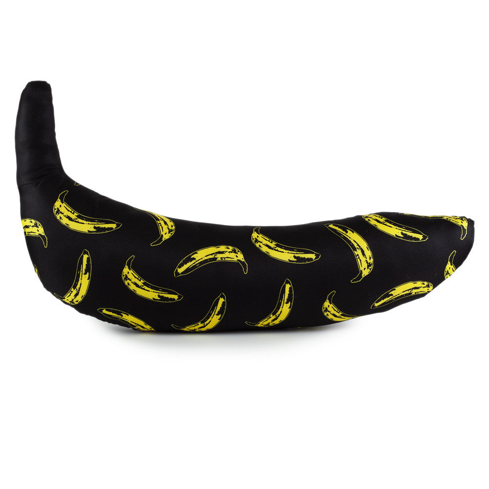 Andy Warhol Yellow Banana Pop Art Plush Pillow by Kidrobot