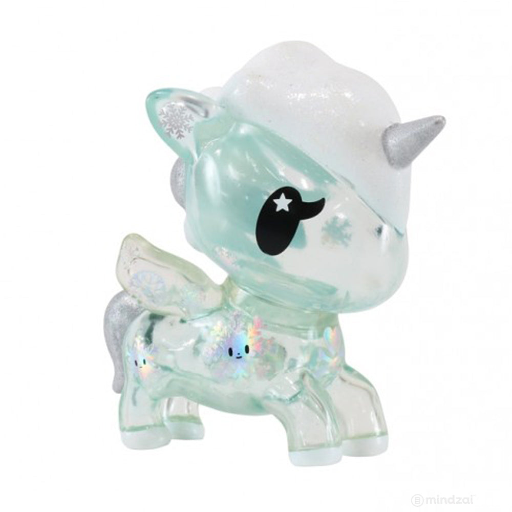 Yuki Holiday Unicorno Clear Blue 5" inch Vinyl Toy