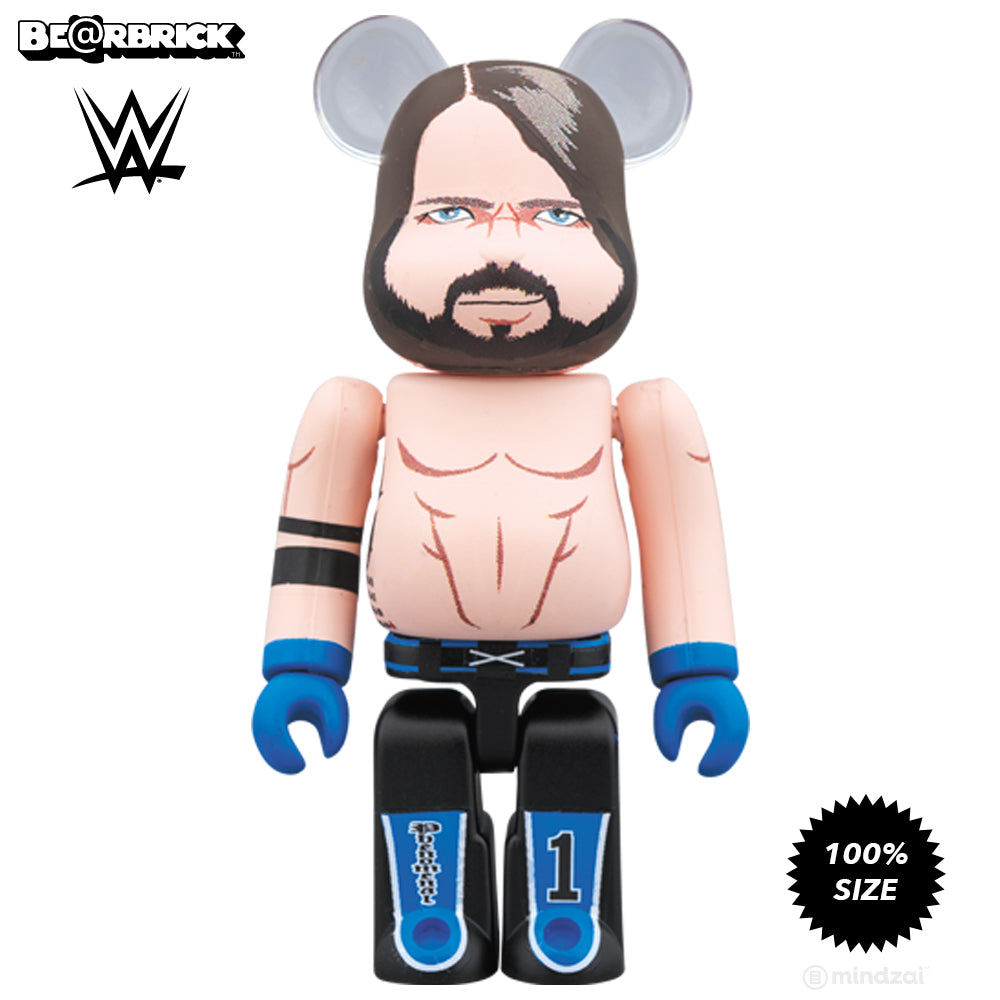 WWE AJ Styles The Last Man Standing 100% Bearbrick by Medicom Toy