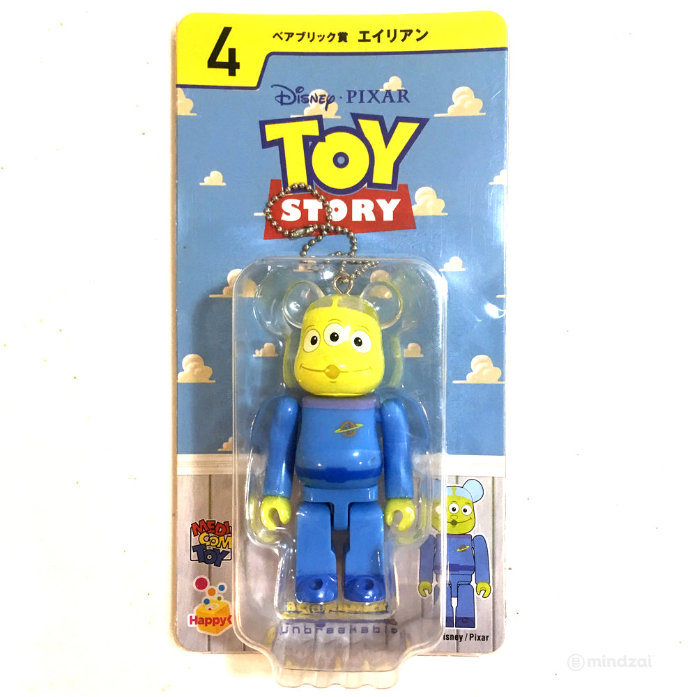 Disney Pixar Bearbrick Unbreakable Happy Kuji #4 - Toy Story Alien 100% Size