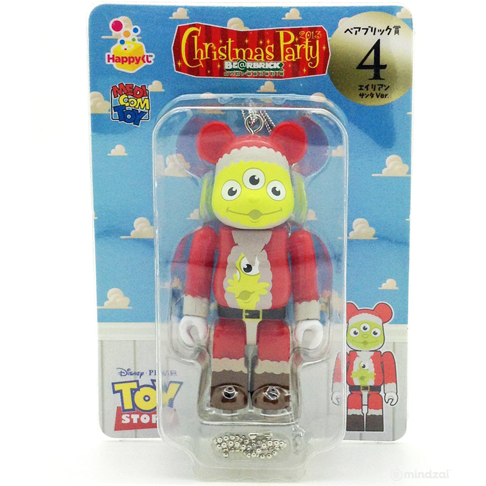 Disney Pixar Bearbrick Unbreakable - Toy Story Alien Santa Version 100% Size