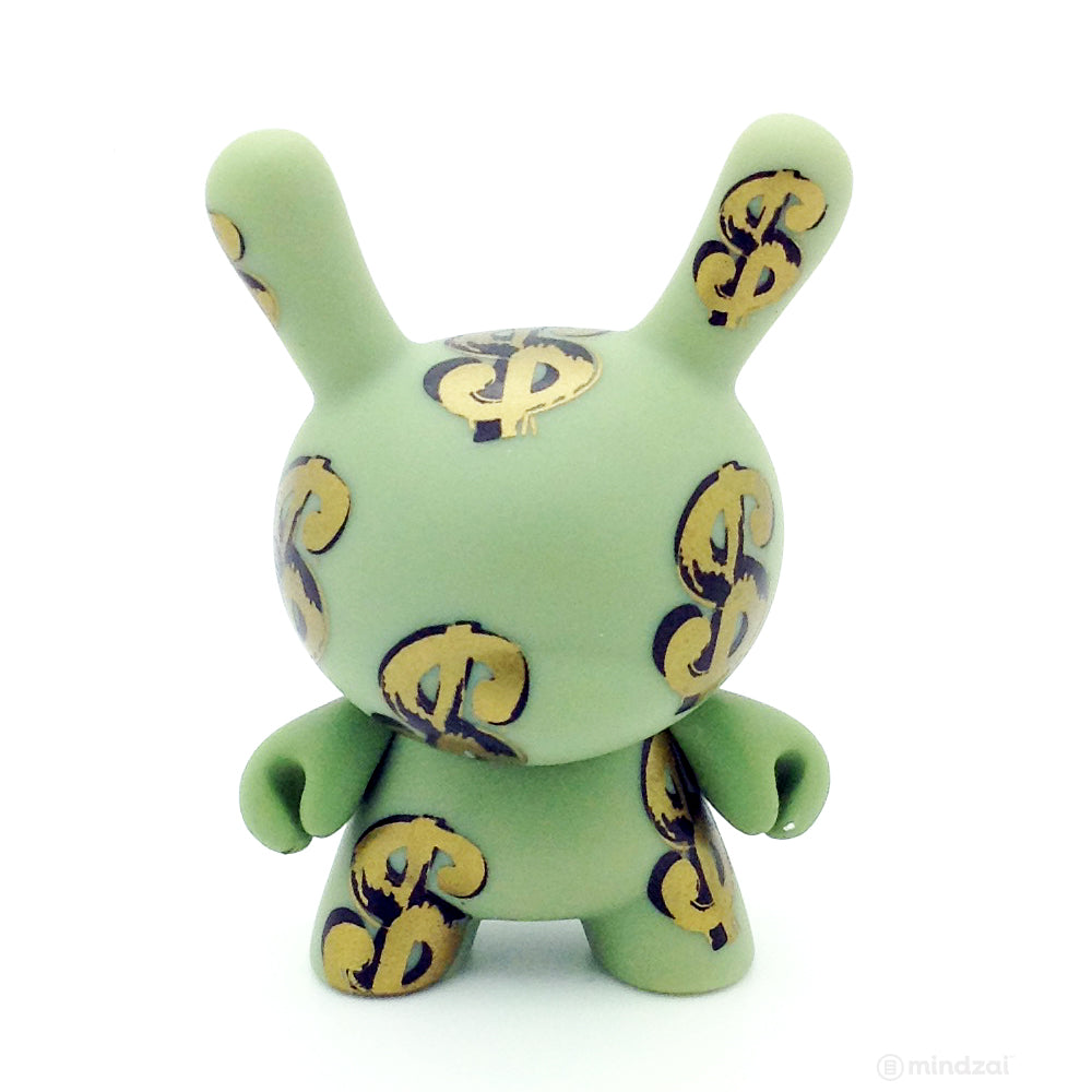 Warhol Mini Dunny Series Blind Box by Andy Warhol x Kidrobot - Dollar Signs (Case Exclusive)